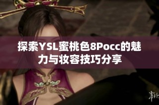 探索YSL蜜桃色8Pocc的魅力与妆容技巧分享